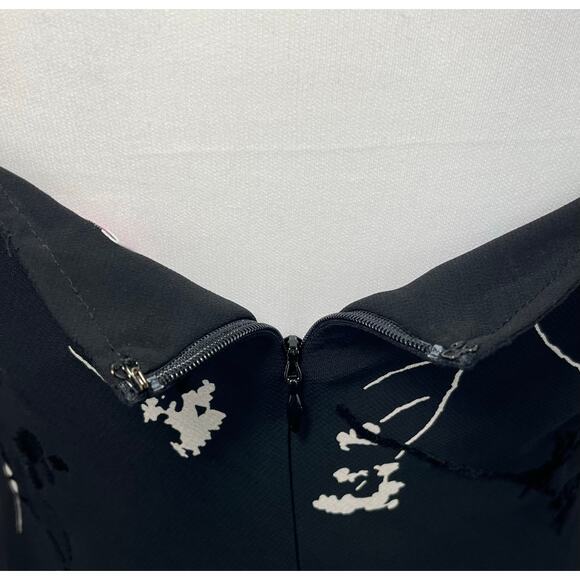 Armani Exchange Floral Velvet Print Maxi Dress - Picture 7 of 9